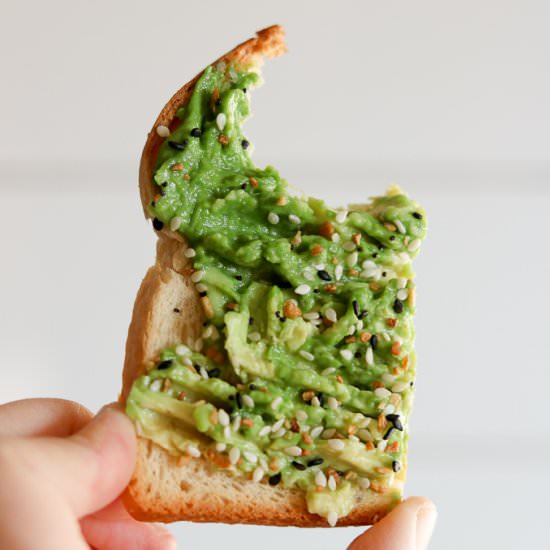 Everything Bagel Avocado Toast - Recipe photo by LifesLittleSweets