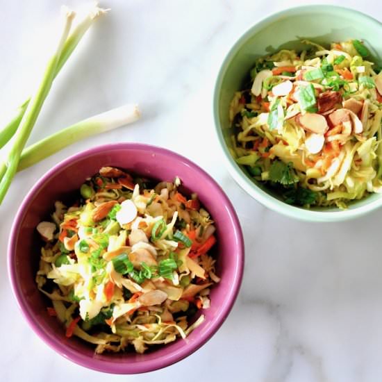 Cabbage Salad with Edamame - Recipe photo by lemonadeandlipstick