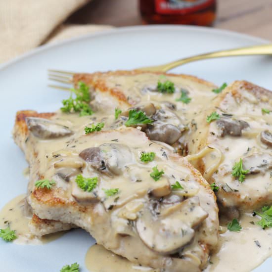 Creamy Marsala Pork Chops - Recipe photo by Ereese