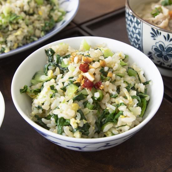Bitter tea oil fried rice - Recipe photo by foodmakesmehappy