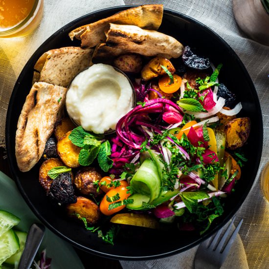 Shawarma Home Fries - Recipe photo by rhubarbandcod