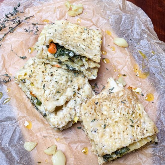 Roasted Garlic White Veggie Lasagna - Recipe photo by Tamara J.
