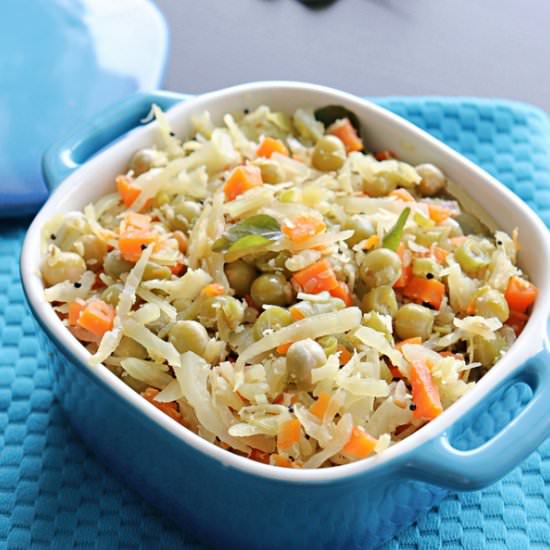 Mixed Vegetable Poriyal - Recipe photo by sandhiya