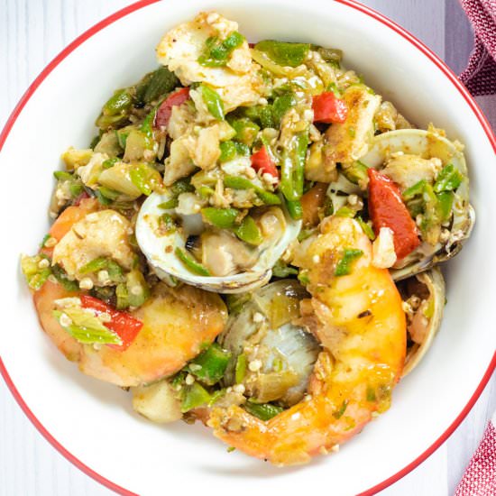 Seafood Okra - Recipe photo by lowcarbafrica
