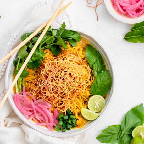 Chicken Khao Soi - Recipe photo by SprinklesandSeaSalt