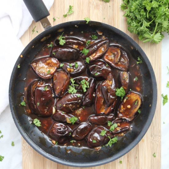 Roasted Baby Eggplant (Aubergine) - Recipe photo by SlowThe CookDown