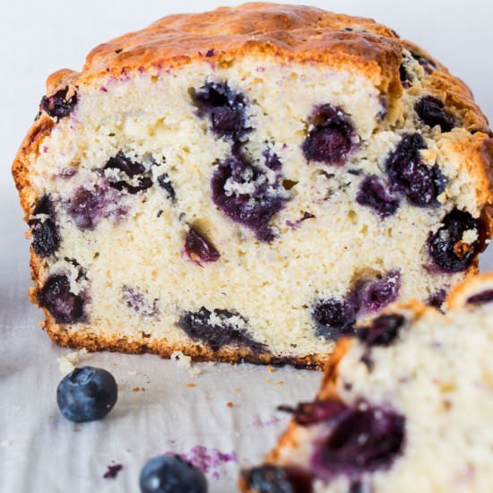 Blueberry Muffin Bread - Recipe photo by Bake It With Love