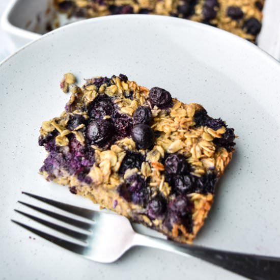 Blueberry Baked Oatmeal - Recipe photo by servingupsimplicity