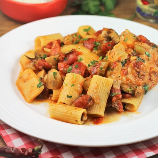 Chicken Cacciatore - Recipe photo by Mangia Bedda