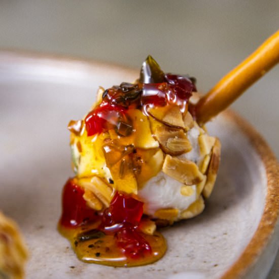 Pepper Jelly Cheese Balls - Recipe photo by dwayland