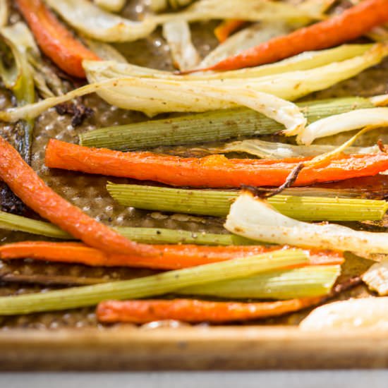 Roasted Cumin Carrots and Fennel - Recipe photo by thecookingrx