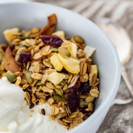 Nut free granola - Recipe photo by feelgoodeating
