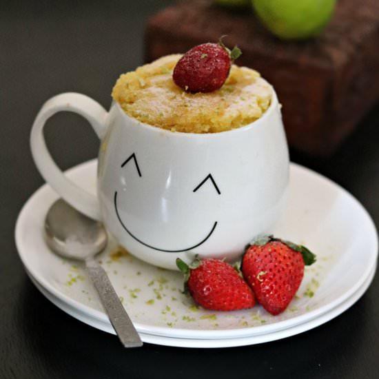 Lemon Mug Cake Recipe - Recipe photo by paarulzkitchen