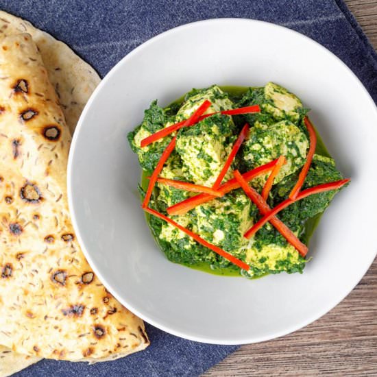 Indian Palak Paneer Curry - Recipe photo by Brian Jones