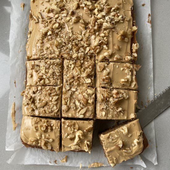 Coffee and Walnut Cake - Recipe photo by TraditionaHomeBaking