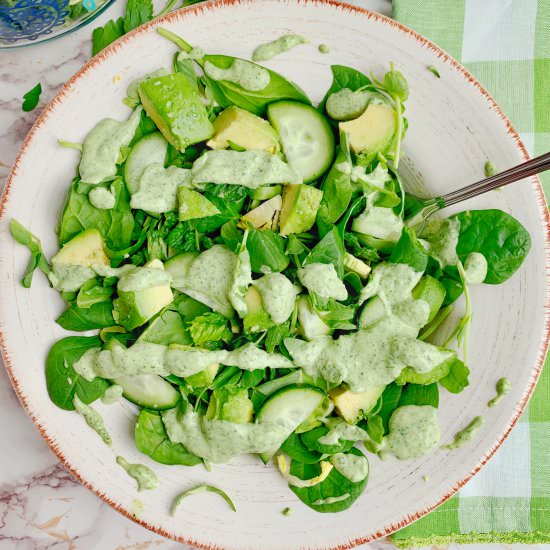 Going Green Goddess Salad - Recipe photo by Theyummymuffin