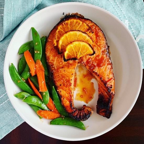 Orange Ginger Salmon - Recipe photo by Quisine Queen B