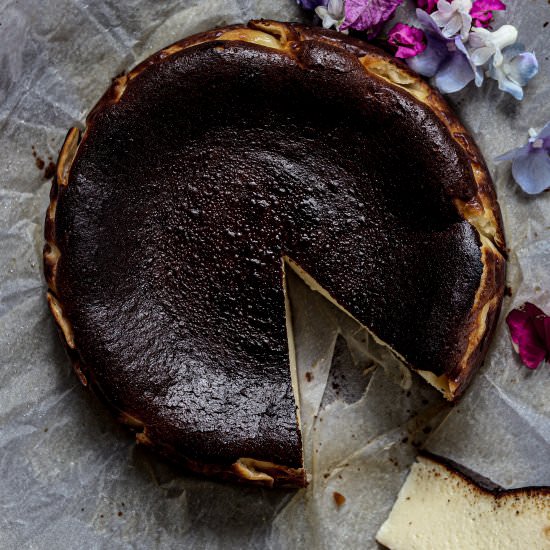 Spanish Cheesecake (Burnt Basque) - Recipe photo by olivesintheoven