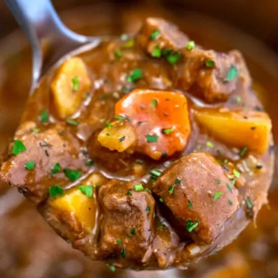 Instant Pot Guinness Beef Stew - Recipe photo by peasandpeonies