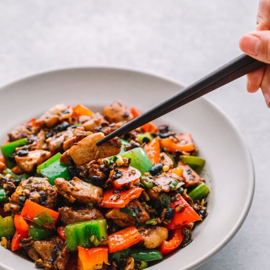 CHICKEN IN BLACK BEAN SAUCE - Recipe photo by poshjournal