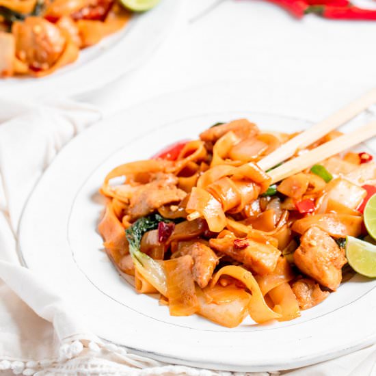 30 Minute Thai Drunken Noodles - Recipe photo by SprinklesandSeaSalt