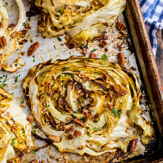Cabbage Steaks - Recipe photo by wellplated