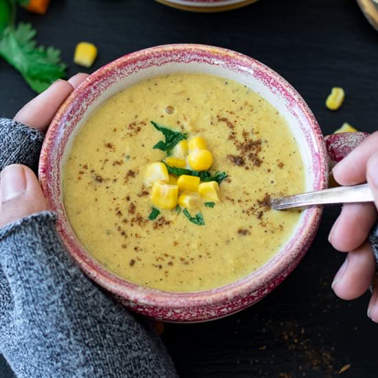 Spiced Corn Soup – Shorba - Recipe photo by ruchiskitchen