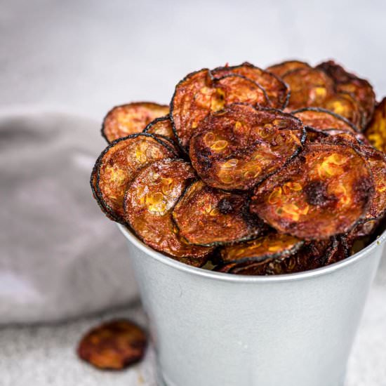 Smoked Paprika Zucchini Chips - Recipe photo by Lowcarb-nocarb