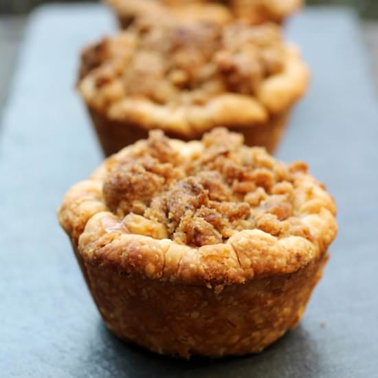 Pear-Rosemary muffin tin pies - Recipe photo by Food Gal