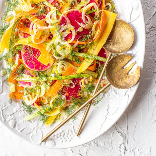 Spring Vegetable Salad - Recipe photo by primalwellnesscoach