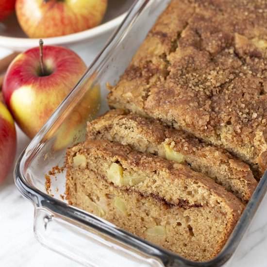 Vegan Gluten Free Apple Bread - Recipe photo by Delightful Adventures