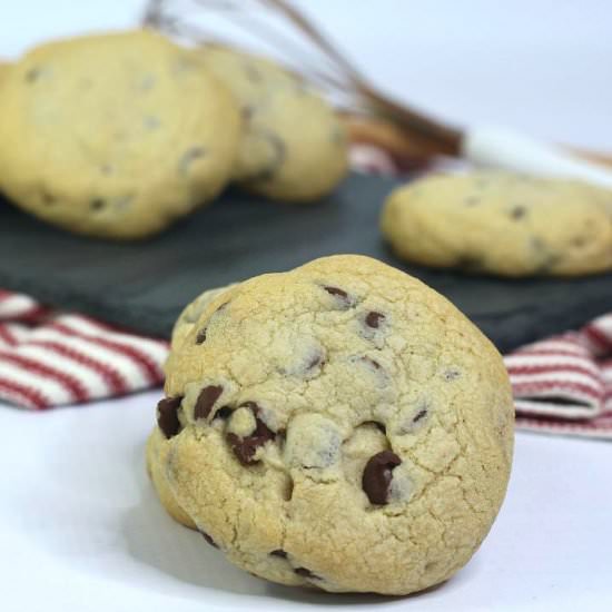 Joanna's Chocolate Chip Cookies - Recipe photo by Skinny Sweets
