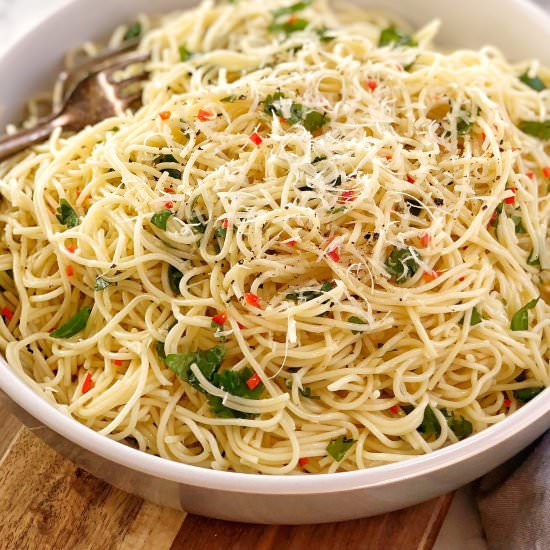 Angel Hair Pasta Salad With Chilli - Recipe photo by chef not required