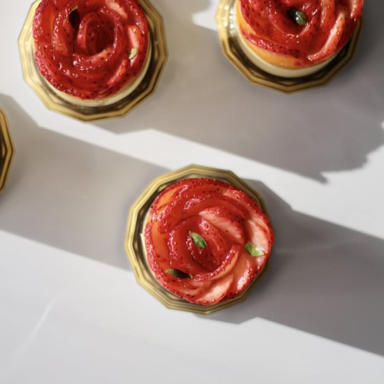 Strawberry Passionfruit Mousse Cake - Recipe photo by wildreverie_byamanda