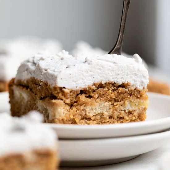 Banana & Coconut Cream Cake (GF/DF) - Recipe photo by themindfulhapa