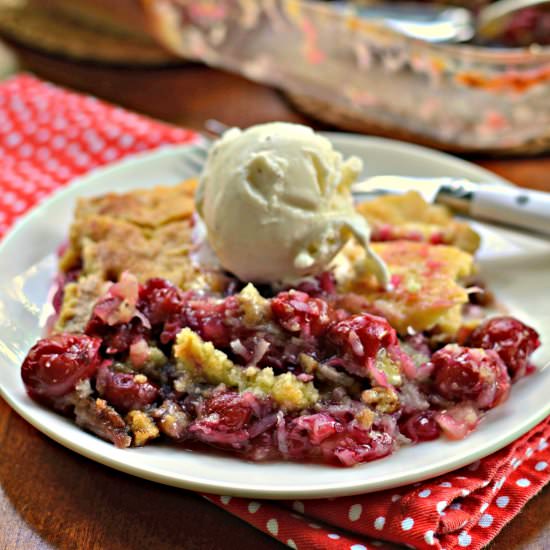 Easy Cherry Dump Cake - Recipe photo by Small Town Woman