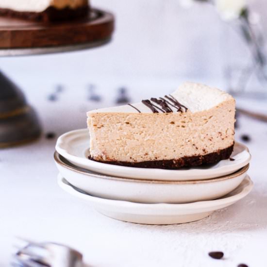 Keto Coffee Cheesecake - Recipe photo by StemandSpoon
