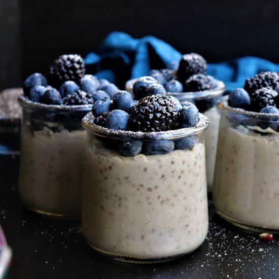 Vegan Chia Pinole Pudding - Recipe photo by veryveganval