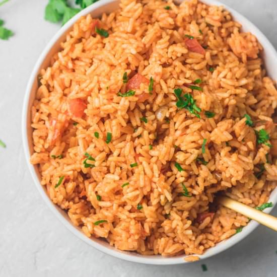 Instant Pot Mexican Rice - Recipe photo by Thedinnerbite