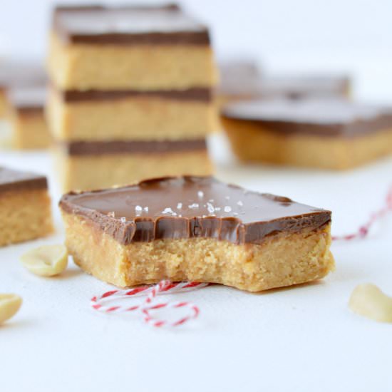 No Bake Peanut Butter Bars - Recipe photo by sweetashoneynz