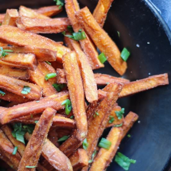Fried Sweet Potato Fries - Recipe photo by servingtonight