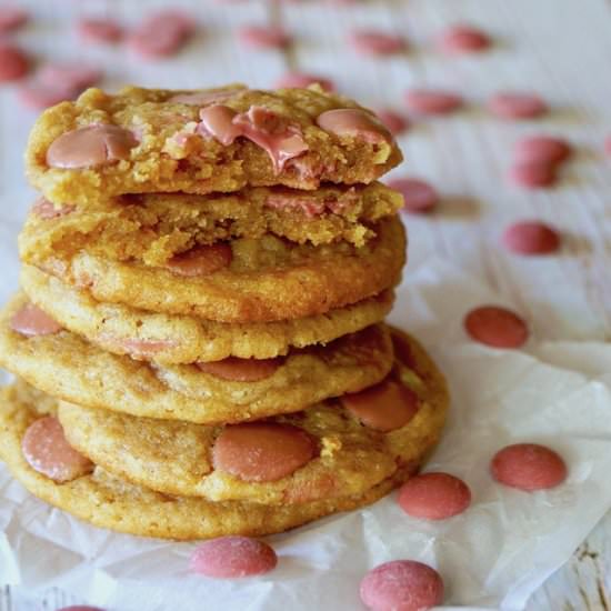 Ruby Chocolate Chip Cookies - Recipe photo by cookingontheweekends