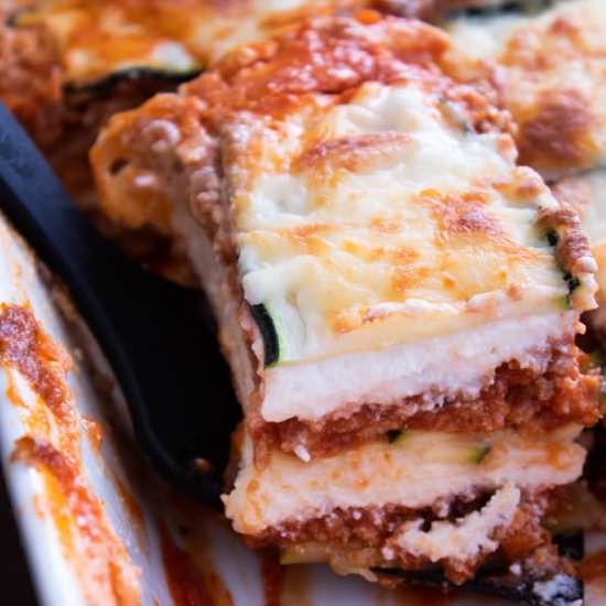 Zucchini Lasagna - Recipe photo by laughingspatula.com