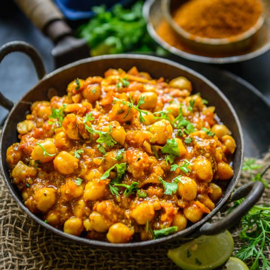 Achari Chole - Recipe photo by Whiskaffair