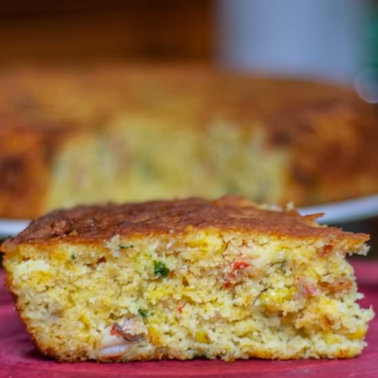 Crawfish Cornbread - Recipe photo by parsley thyme limoncello
