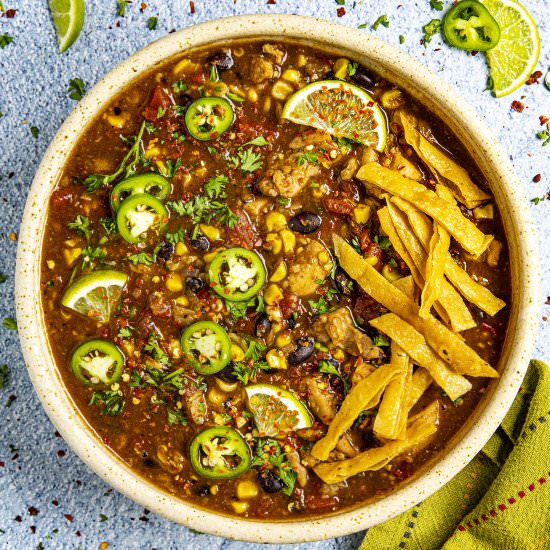 Chicken Tortilla Soup - Recipe photo by ChiliPepperMadness