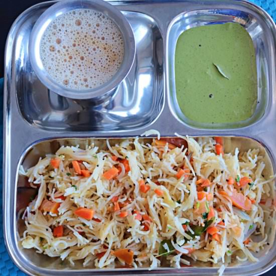 Semiya Upma with Vegetables - Recipe photo by sandhiya