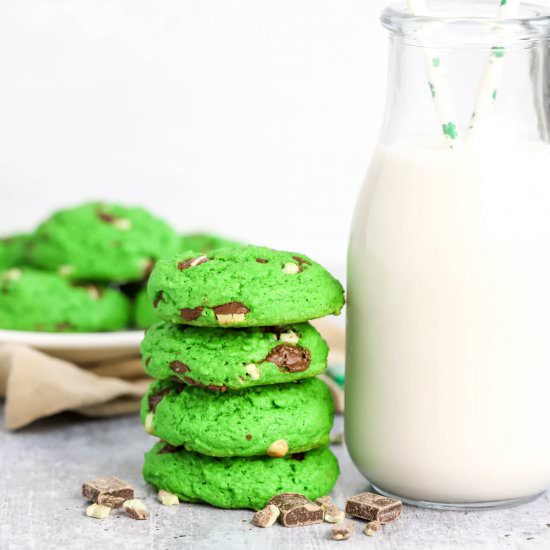 Mint Chocolate Chip Cookies - Recipe photo by SimplyMadeRecipes