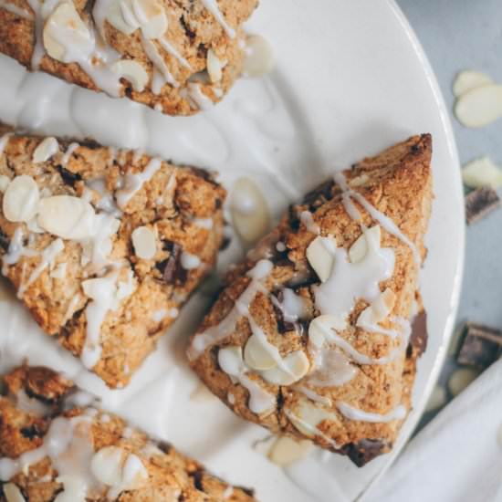 Almond Chocolate Date Scones - Recipe photo by healthienut