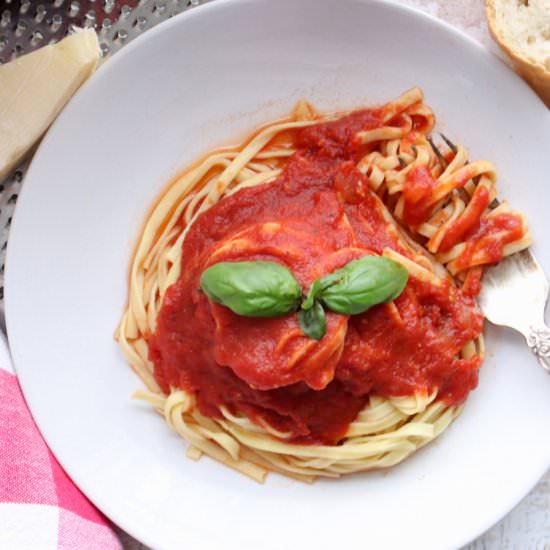 Sunday Sauce – Spaghetti Sauce - Recipe photo by KrazyKitchenMom